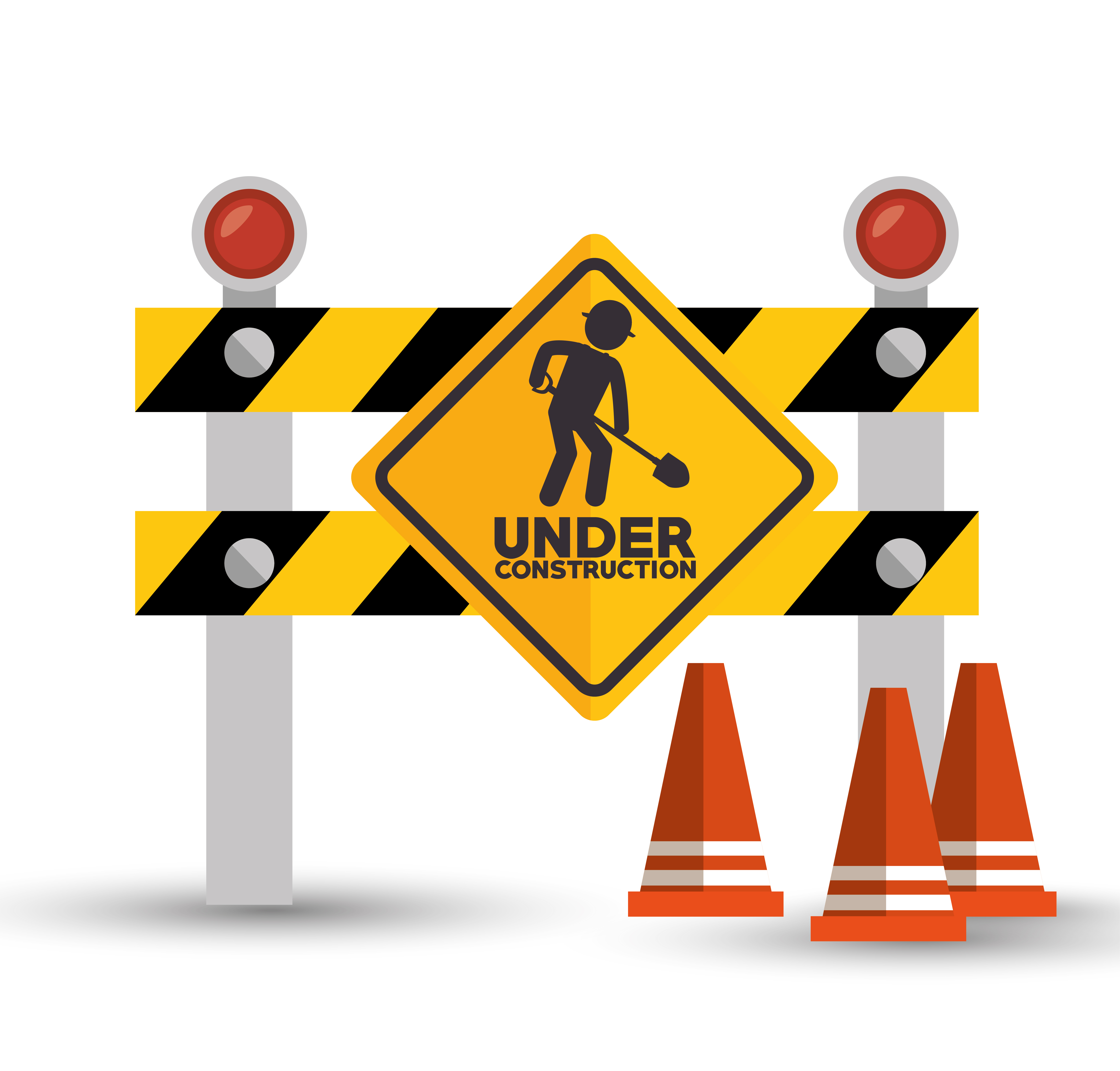 Bauarbeiten im Gange